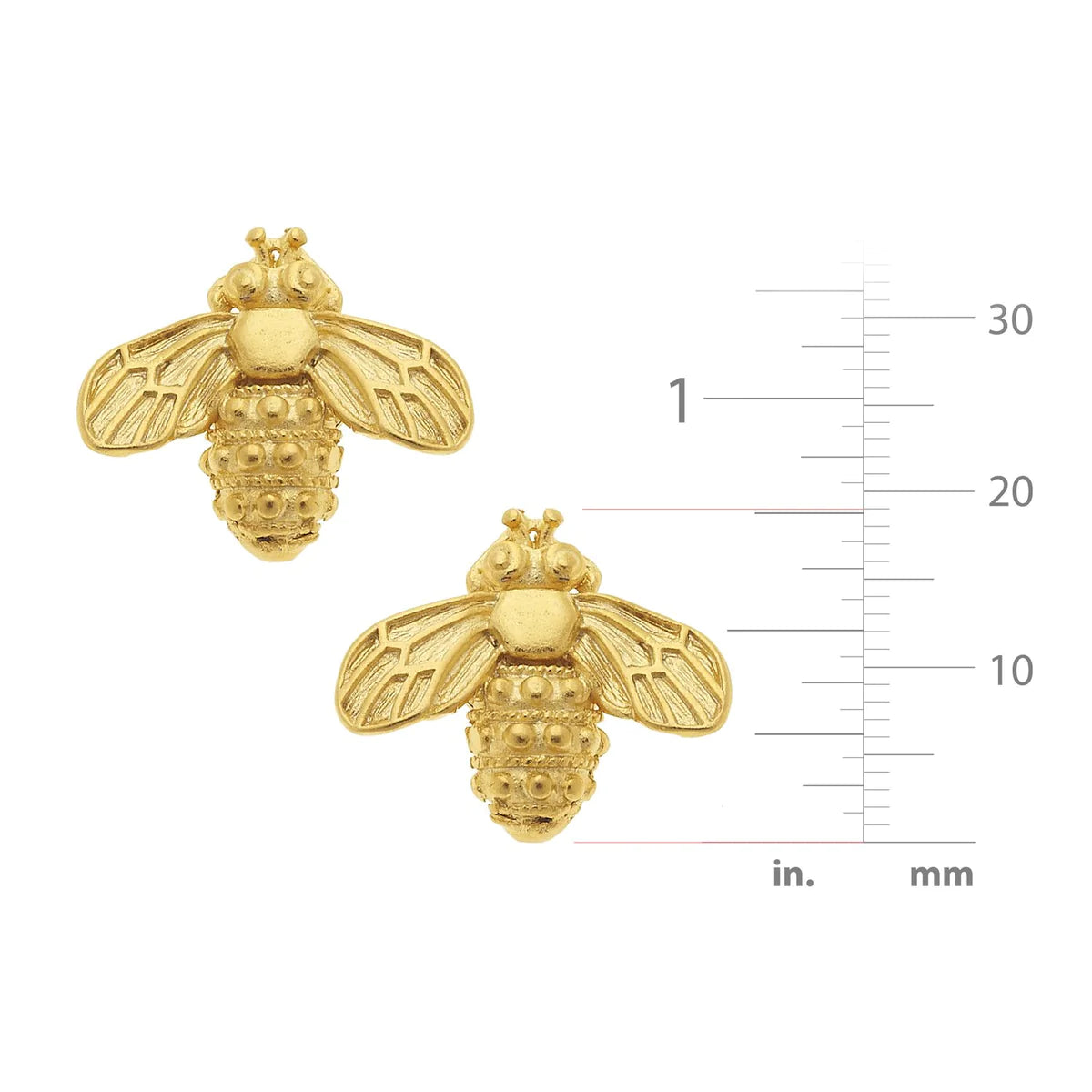 Susan Shaw Bee Stud Earrings