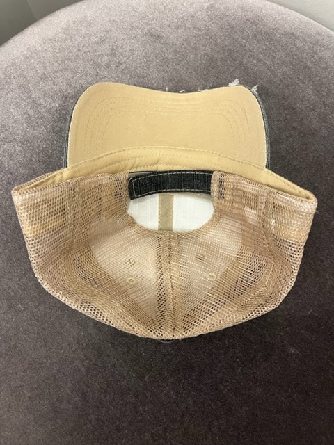 Jana's Bling Trucker Hat - "Fix your ponytail and try again"