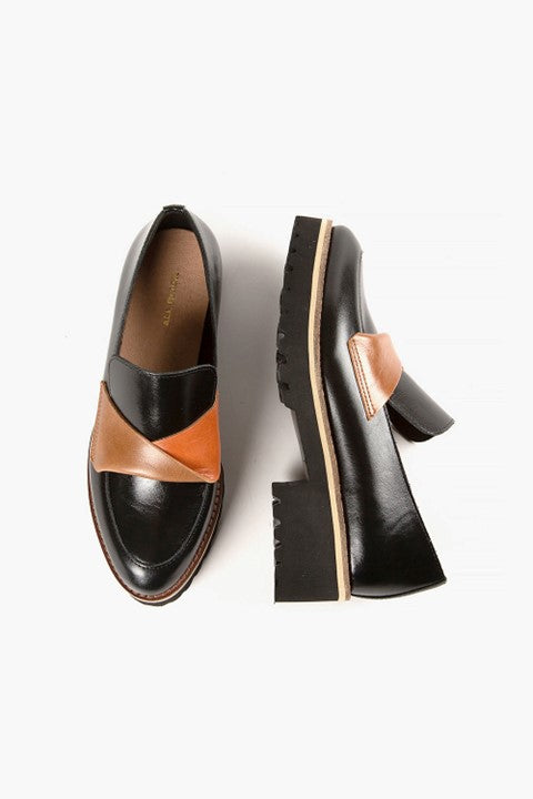 ALL BLACK Flatsash Lugg Loafer