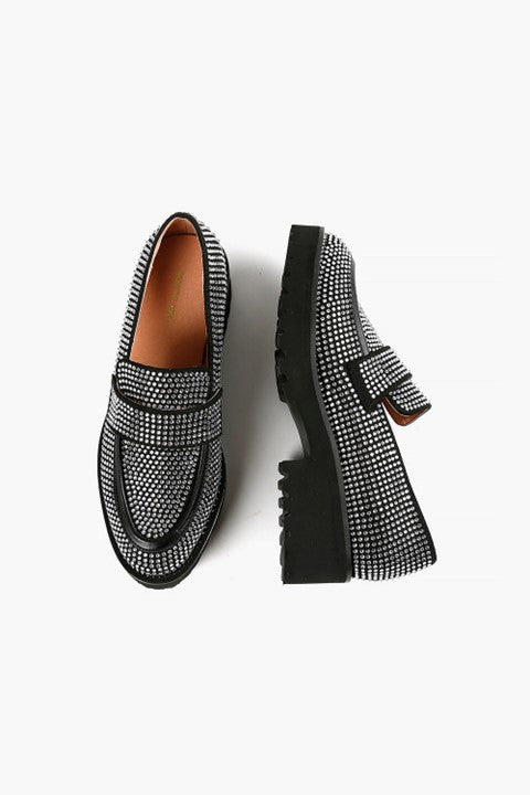 ALL BLACK Royal Stud Loafer