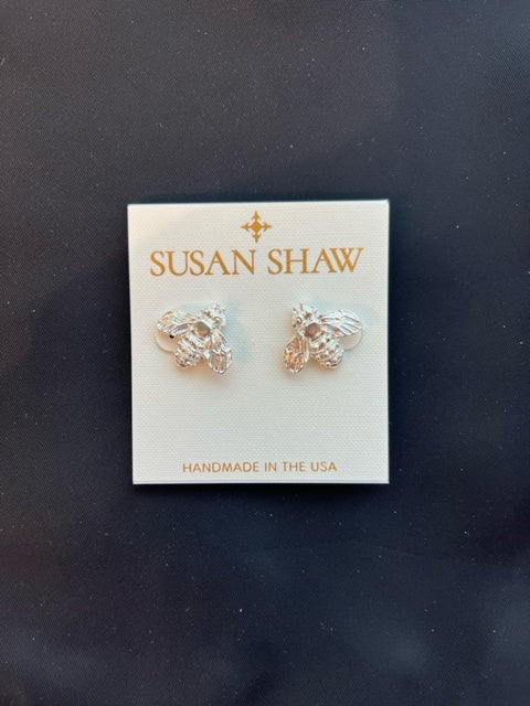 Susan Shaw Bee Stud Earrings