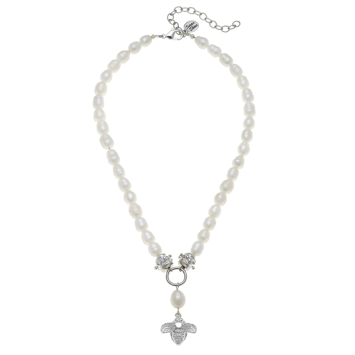 Susan Shaw Pearl Bee Necklace
