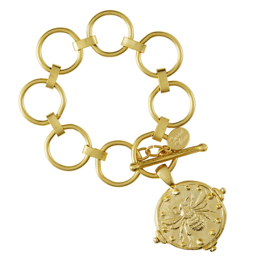 Susan Shaw Bee Toggle Bracelet